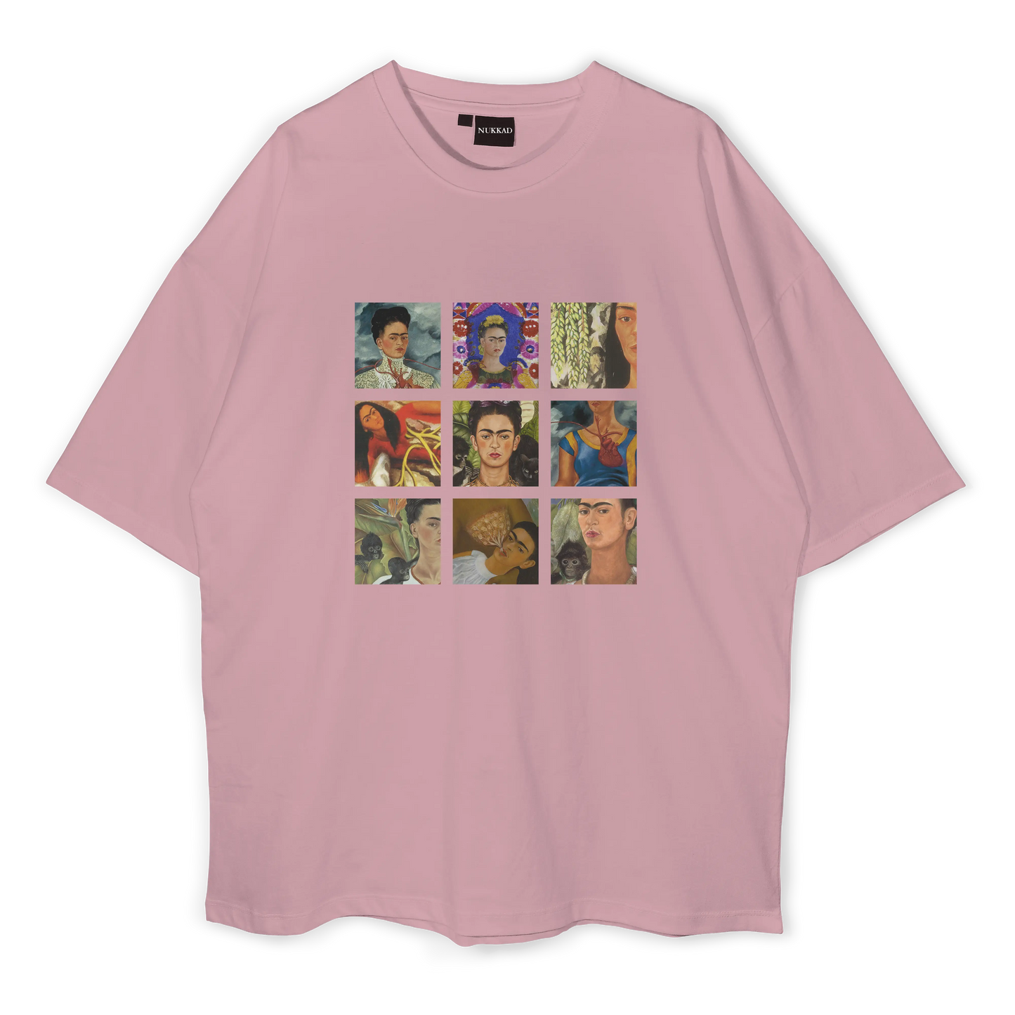 Frida Kahlo Collage Oversized T-shirt