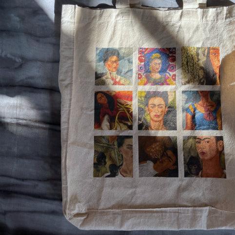 Frida Kahlo Collage Tote Bag - Nukkad Studios