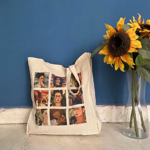 Frida Kahlo Collage Tote Bag