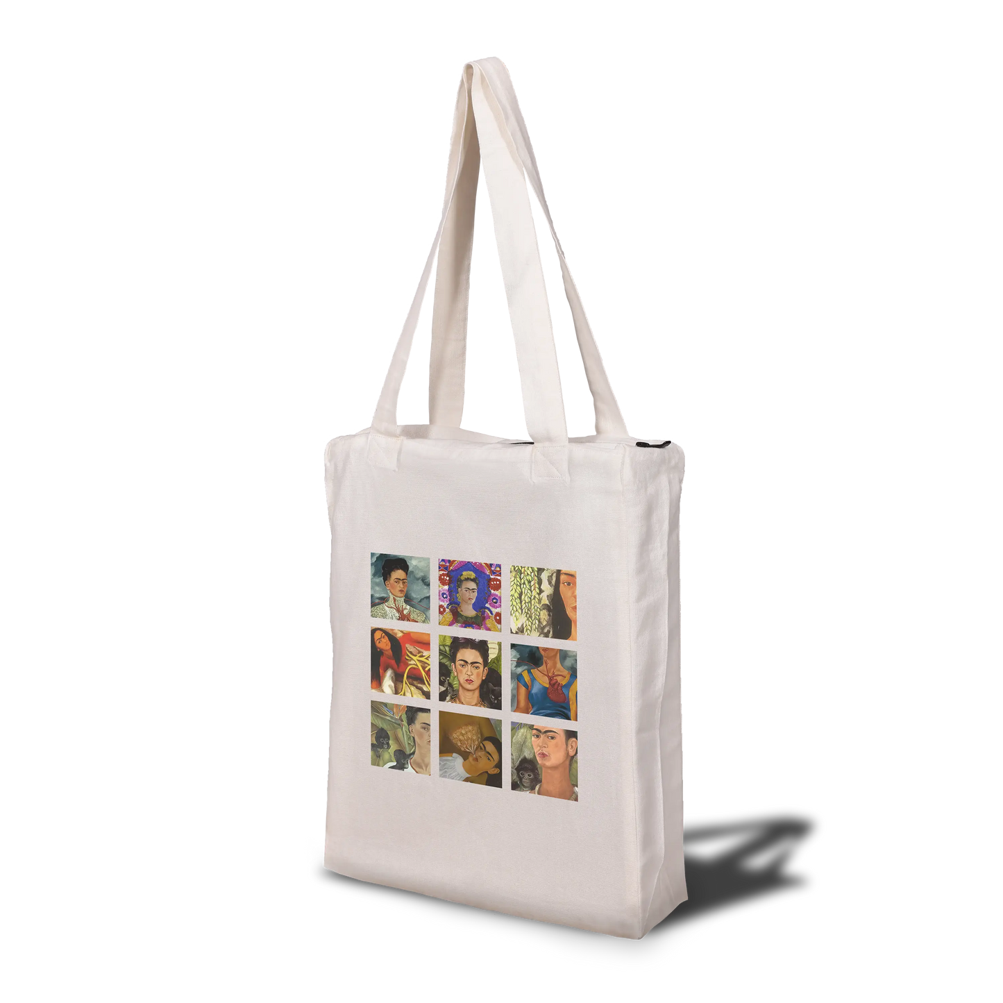 Frida Kahlo Collage Tote Bag with Zip