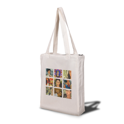 Frida Kahlo Collage Tote Bag with Zip