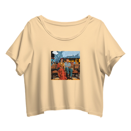 Van Gogh x Frida train Crop Top