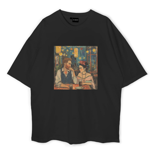 Frida & van Gogh Valentine Oversized T-shirt