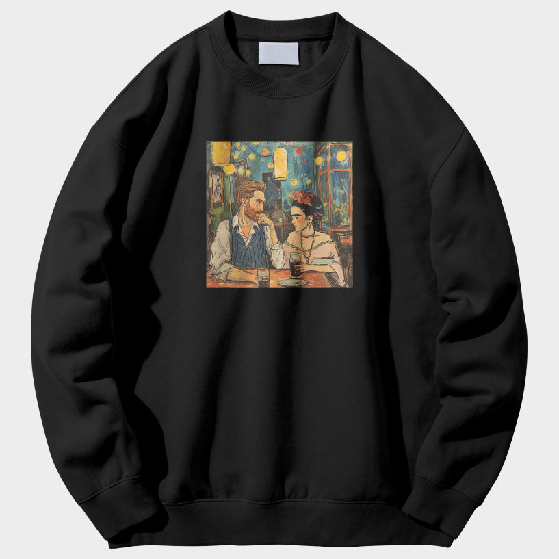 Frida & van Gogh Valentine Sweatshirt - Nukkad Studios