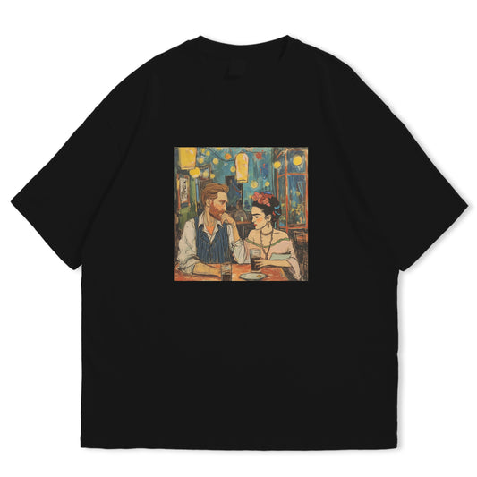 Frida & van Gogh Valentine Oversized T-shirt