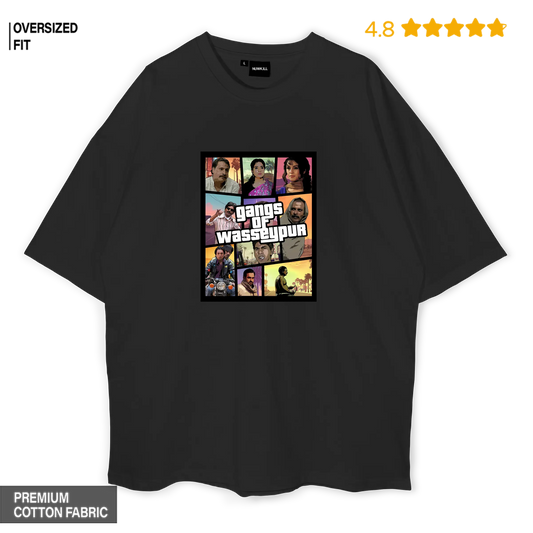 Gangs of Wasseypur x GTA Oversized T-shirt