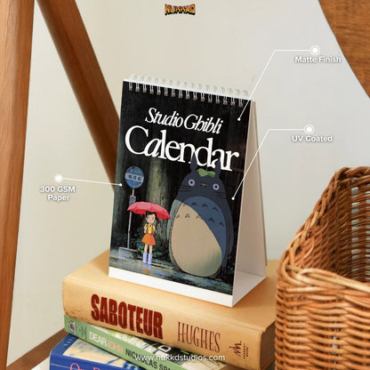 Studio Ghibli Calendar 2026 Desk Calendar