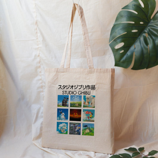 Studio Ghibli Collage Tote Bag