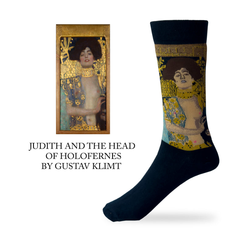 Judith and the head of Holofernes by Gustav Klimt Socks
