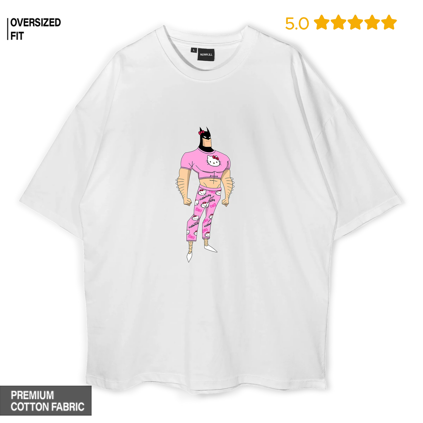 Hello Kitty x Batman Oversized T-shirt