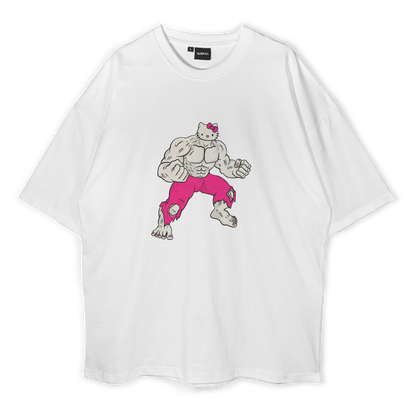 Buff Kitty Oversized T-Shirt