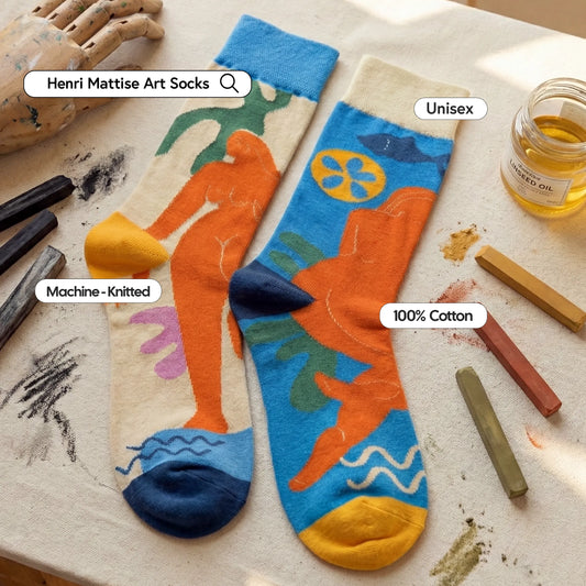 Henri Mattise Art Socks