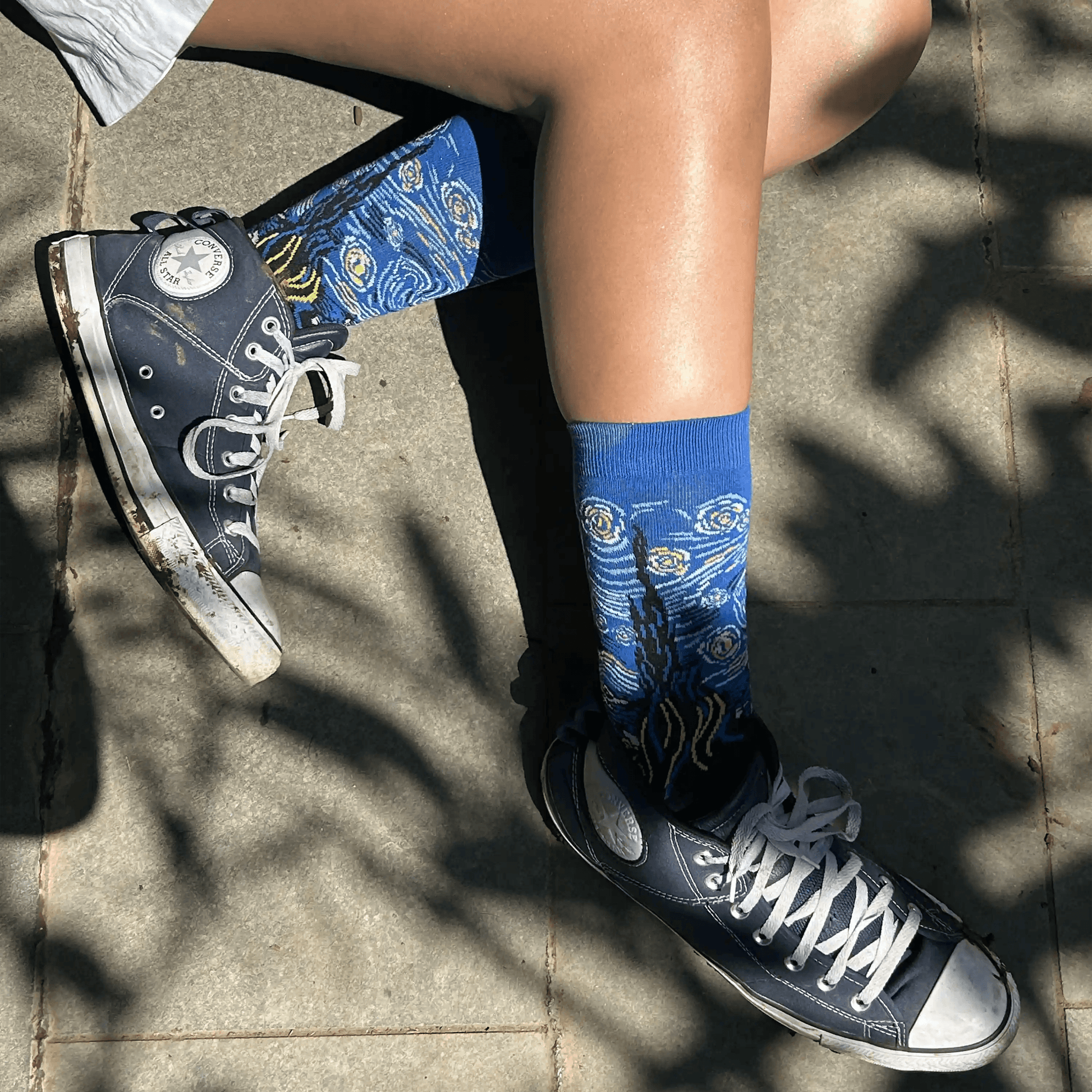 Starry Night by Vincent Van Gogh Socks - Nukkad Studios