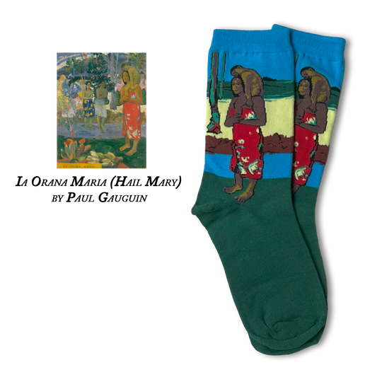 Ia Orana Maria (Hail Mary) by Paul Gauguin Socks