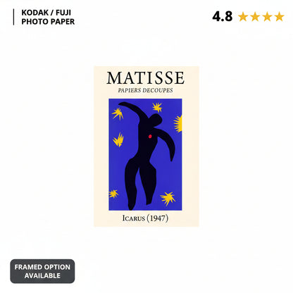 Icarus (1947) Henri Matisse Cut-Out - Nukkad Studios