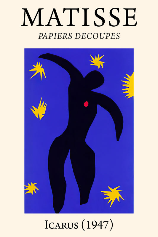 Icarus (1947) Henri Matisse Cut-Out - Nukkad Studios