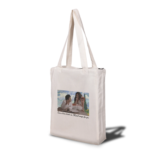 Irrfan & Tabu Tote Bag with Zip