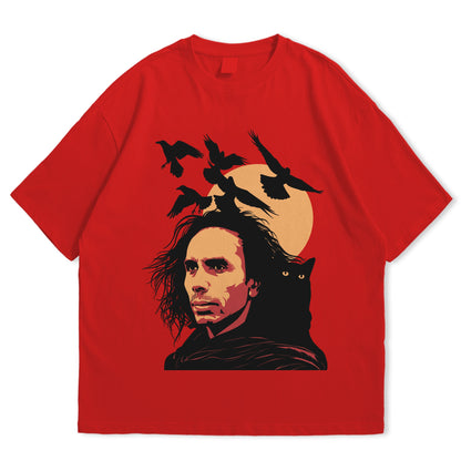 Jaun Elia Raven Oversize T-shirt (300 GSM)