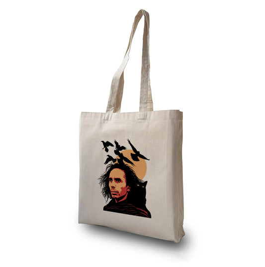 Jaun Elia Raven Tote Bag with Zip