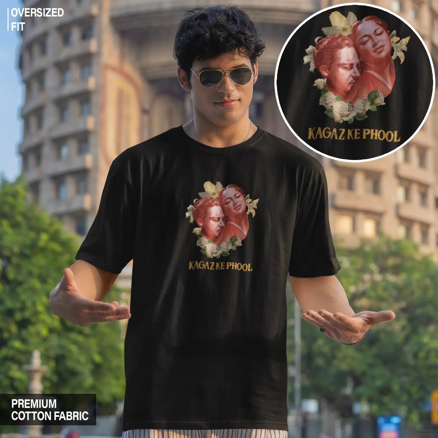 Kagaz ke Phool Oversized T-shirt