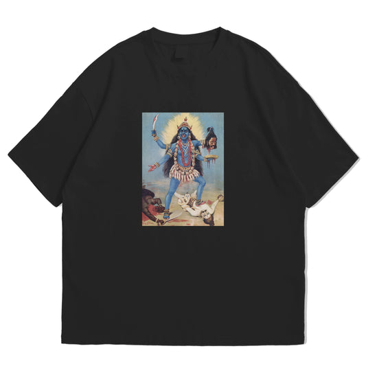 Kali by Raja Ravi Verma Oversized T-shirt