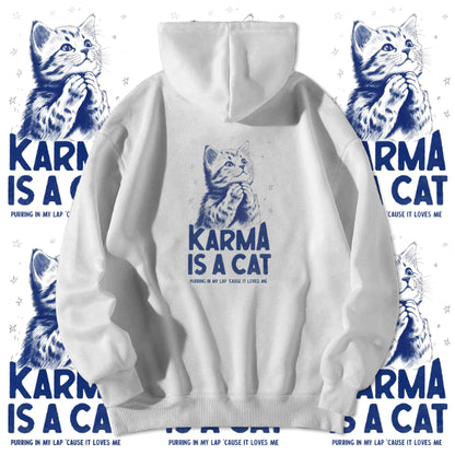 Karma is Cat Hoodies