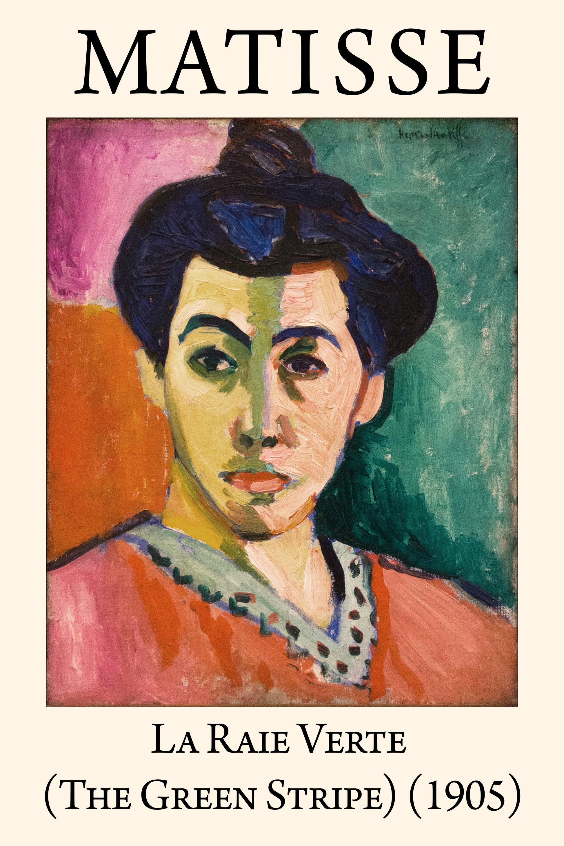 The Green Stripe (1905) Henri Matisse Painting - Nukkad Studios