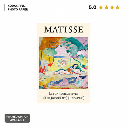 The Joy of Life (1905-1906) Henri Matisse Painting - Nukkad Studios