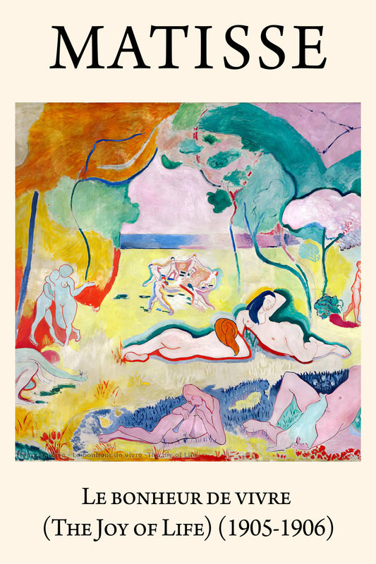 The Joy of Life (1905-1906) Henri Matisse Painting - Nukkad Studios