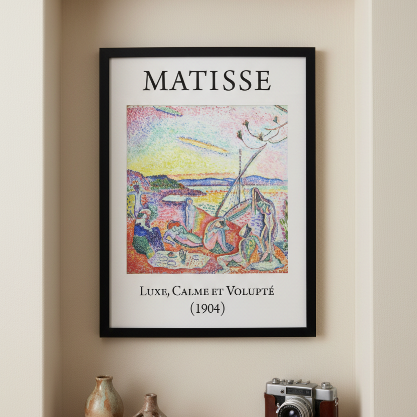 Luxury, Calm and Pleasure (1904) Henri Matisse Painting