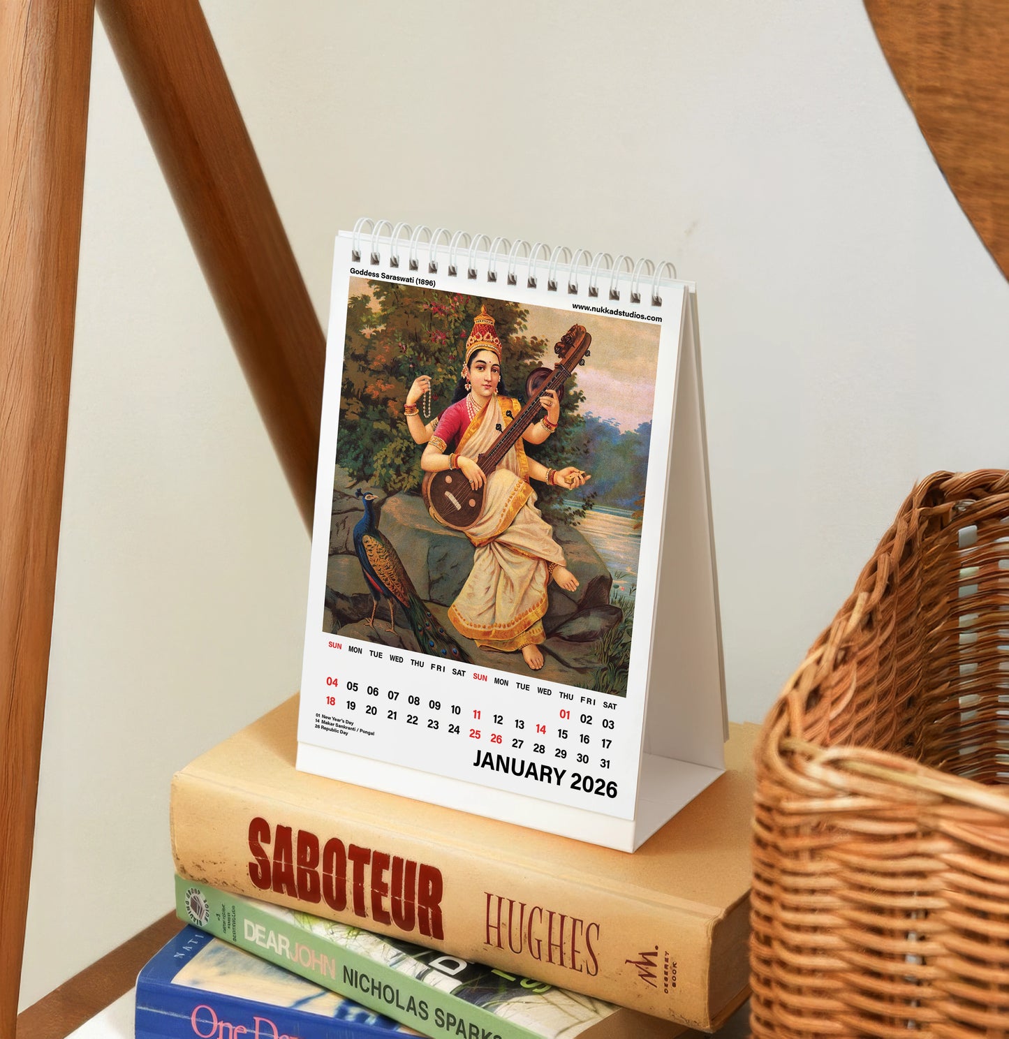 Mythology Calendar 2026 Desk Calendar
