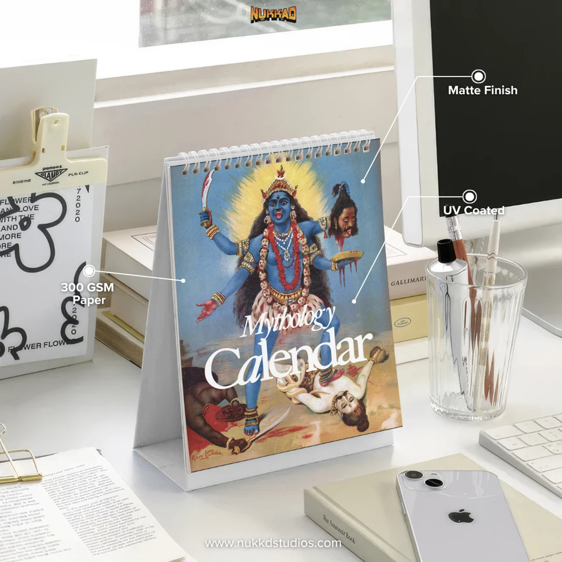 Mythology Calendar 2026 Desk Calendar