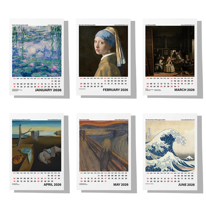 Art Calendar 2026 Desk Calendar