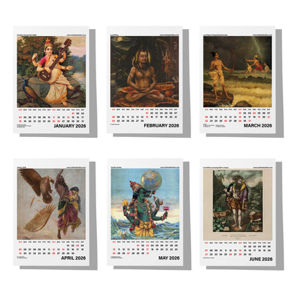 Mythology Calendar 2026 Desk Calendar