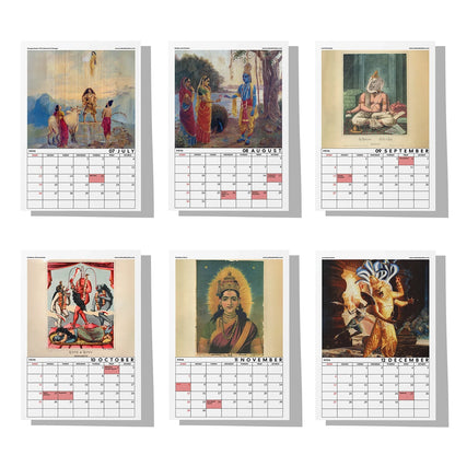 Mythology Calendar 2026 Wall Calendar
