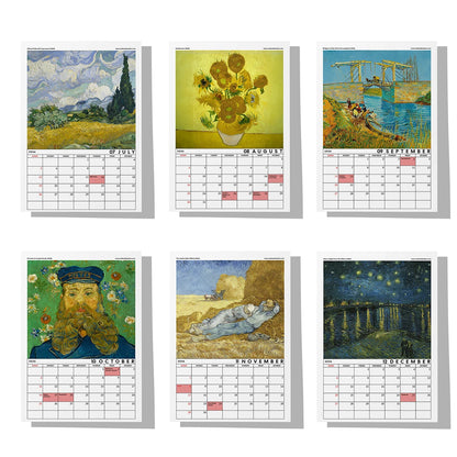 Van Gogh Calendar 2026 Wall Calendar