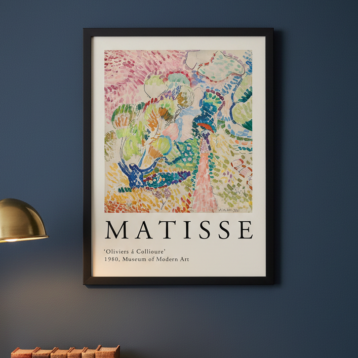 Olive Trees at Collioure Poster by Henri Matisse