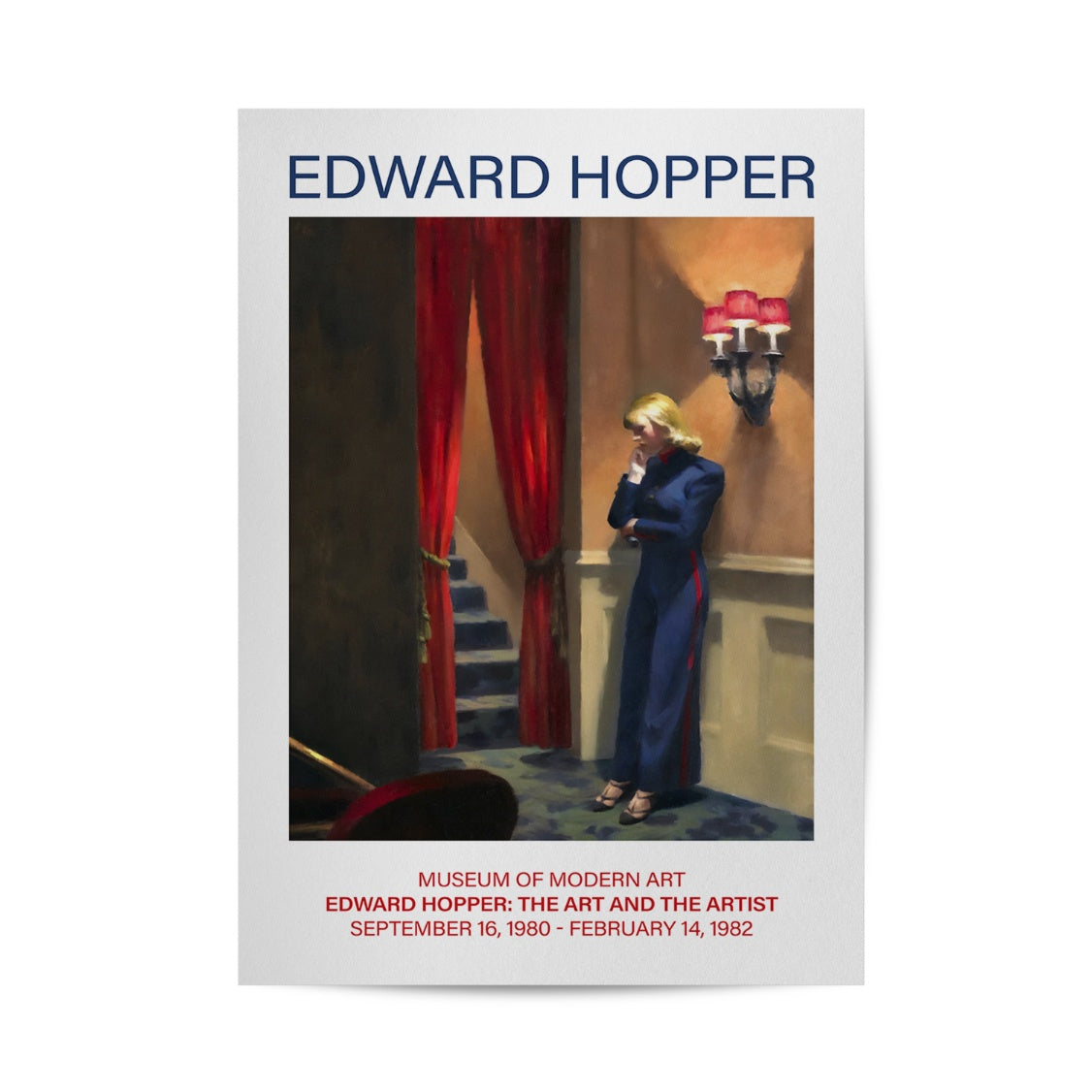 New York Movie Theater By Edward Hopper Poster & Framed Print - Nukkad Studios