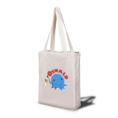 Oswald Tote Bag with Zip