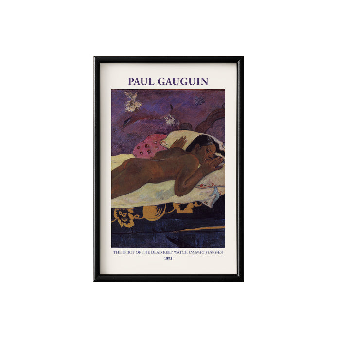 Paul Gauguin's The Spirit Of The Dead Watching Poster & Framed Print - Nukkad Studios