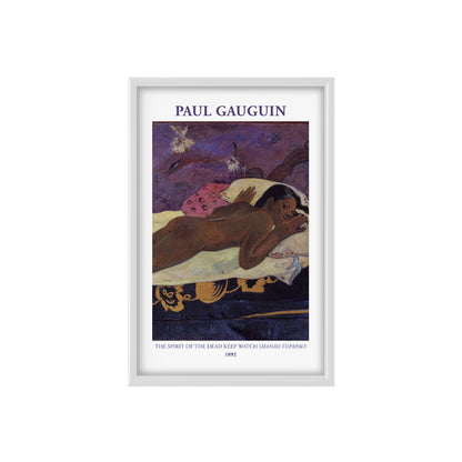 Paul Gauguin's The Spirit Of The Dead Watching Poster & Framed Print - Nukkad Studios