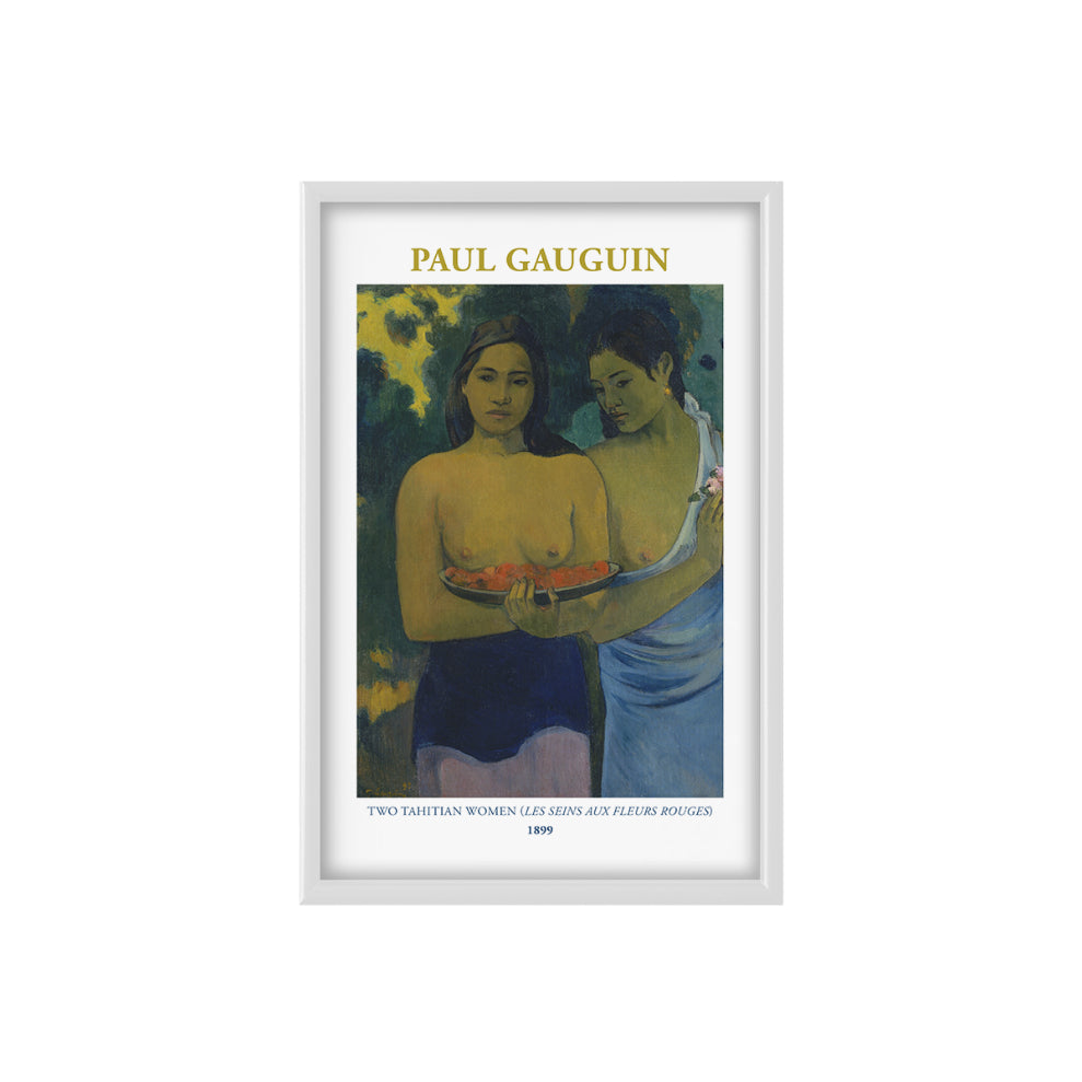 Paul Gauguin's Two Tahitian Women Poster & Framed Print - Nukkad Studios