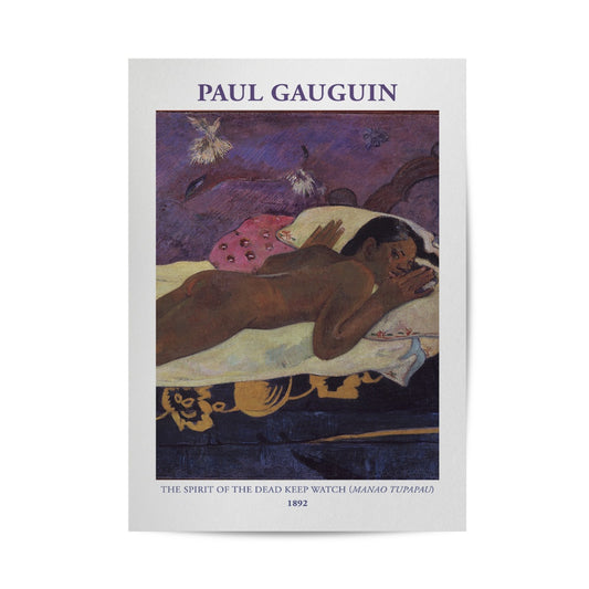 Paul Gauguin Spirit of the Dead Watching Poster & Framed Print - Nukkad Studios