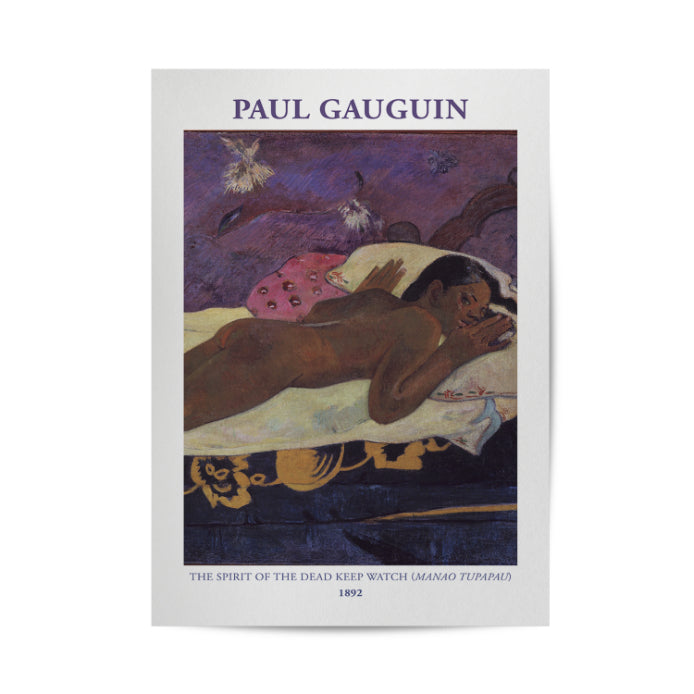 Paul Gauguin's The Spirit Of The Dead Watching Poster & Framed Print - Nukkad Studios