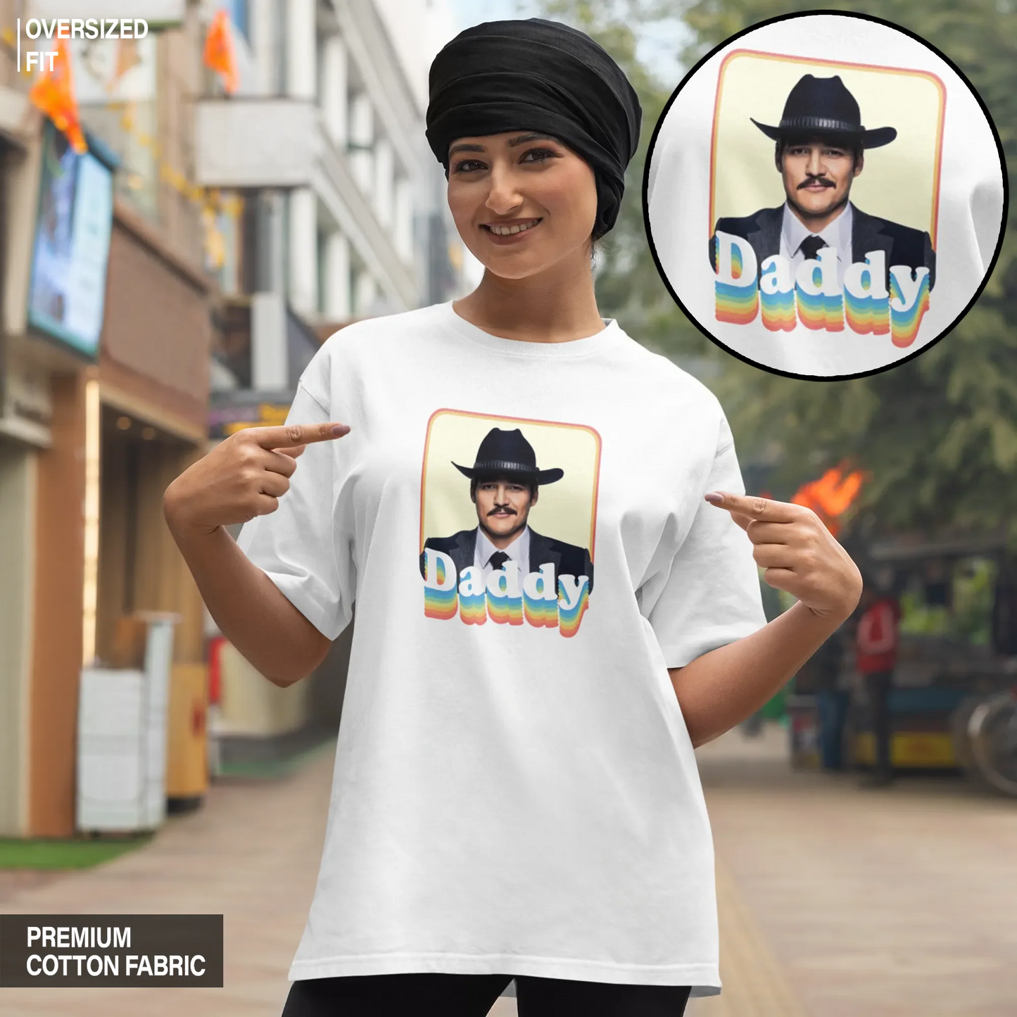 Pedro Pascal x Daddy Oversized T-shirt