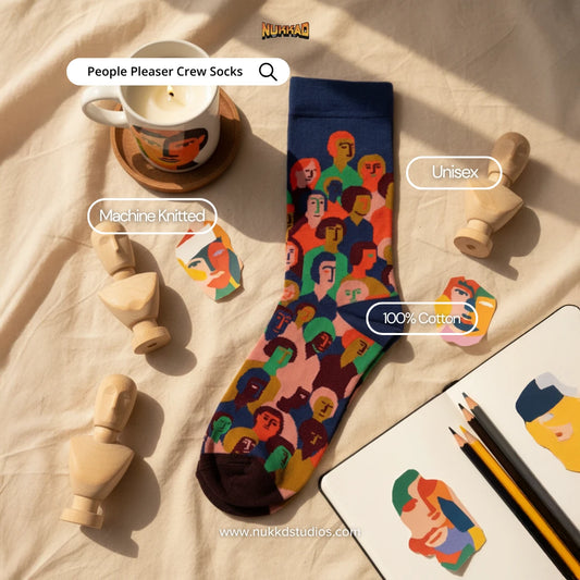 People Pleaser Art Socks