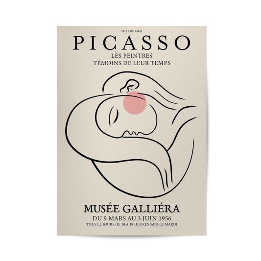 Picasso Sleeping Girl Poster & Framed Print - Nukkad Studios