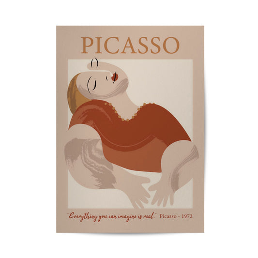Picasso Women Daydreaming Poster & Framed Print - Nukkad Studios