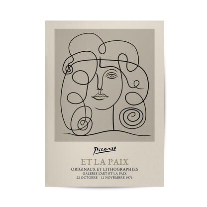 Picasso Women Et La Paix Poster & Framed Print - Nukkad Studios