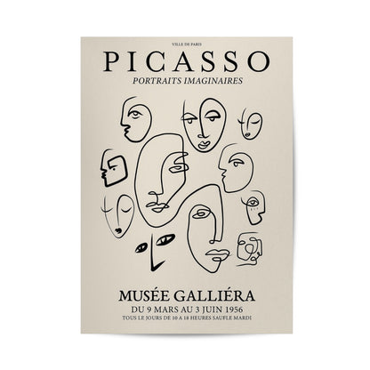Picasso Abstract Faces Poster & Framed Print